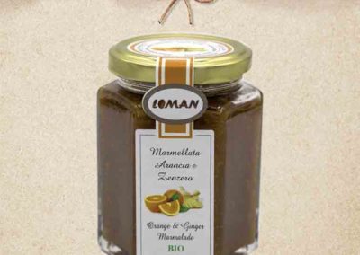 Loman - Marmellate Speciali Bio - Marmellata di Arancia e Zenzero